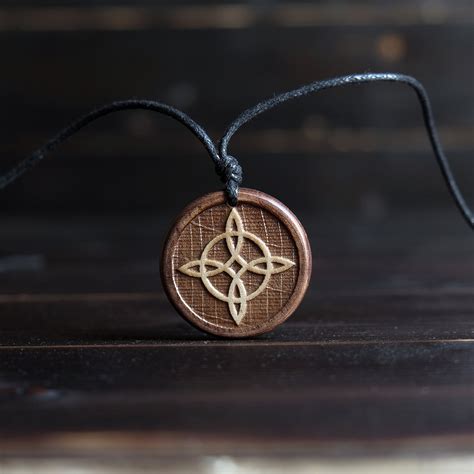 Amulet promoting affinity with nature through wood